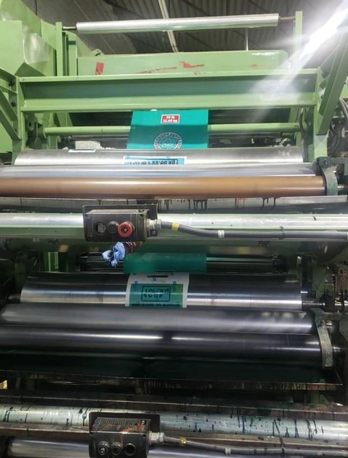 Used 58" WIDE UTECO 6 COLOR STACK PRESS MODEL GOLD RR608