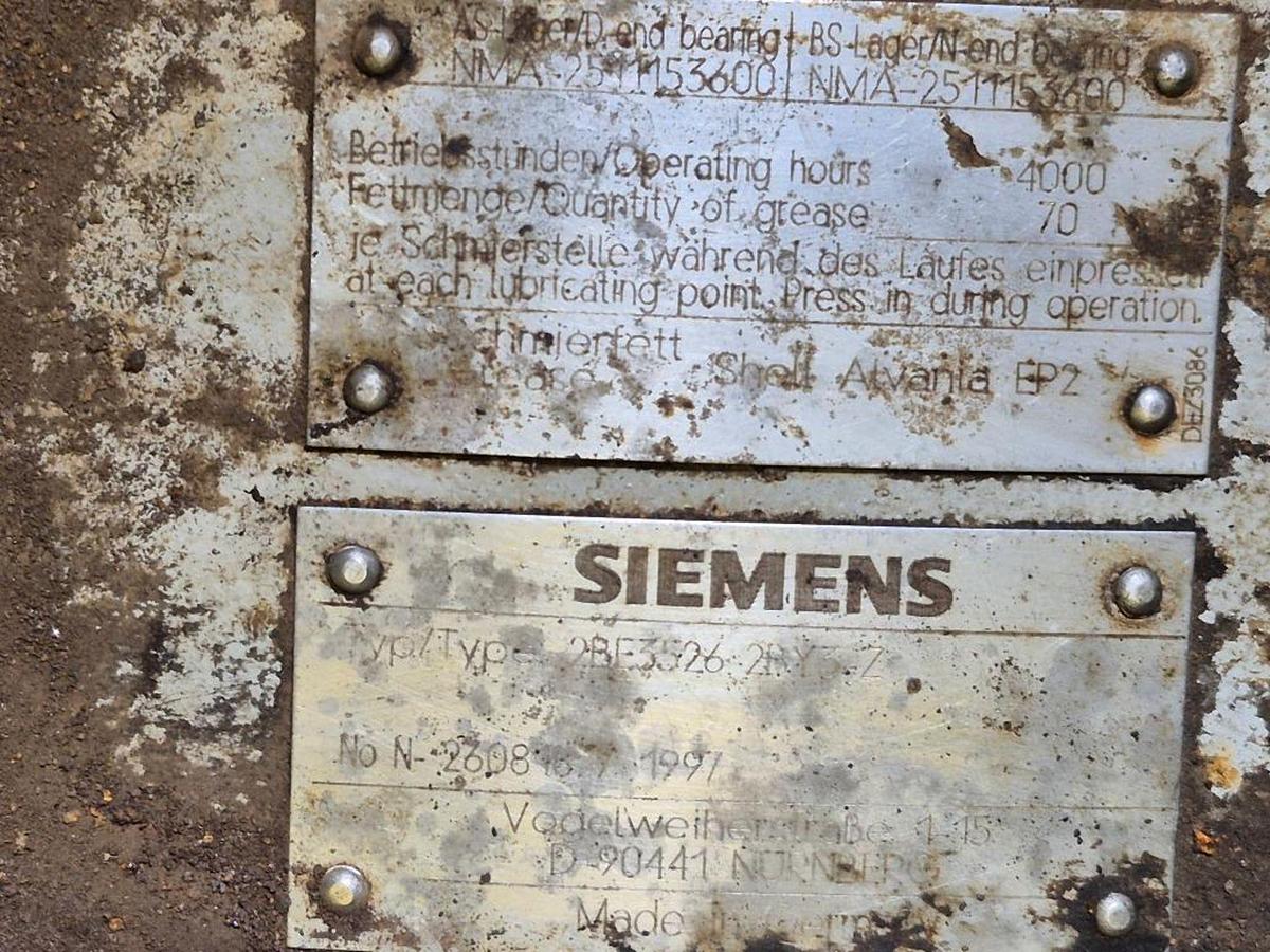 Used SIEMENS ELMO-F VACUUM PUMP