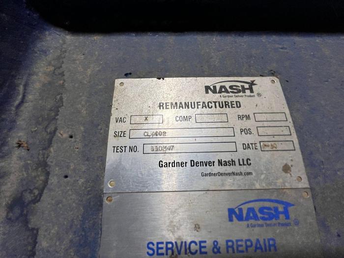 Used NASH CL4002 VACUUM PUMP