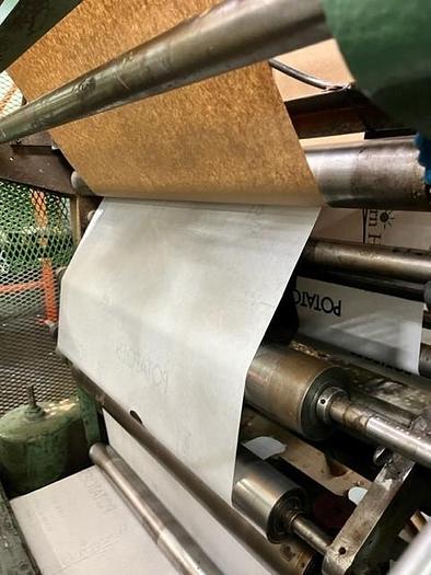 Used POTDEVIN MODEL 84 RG SOS PAPER BAG MACHINE