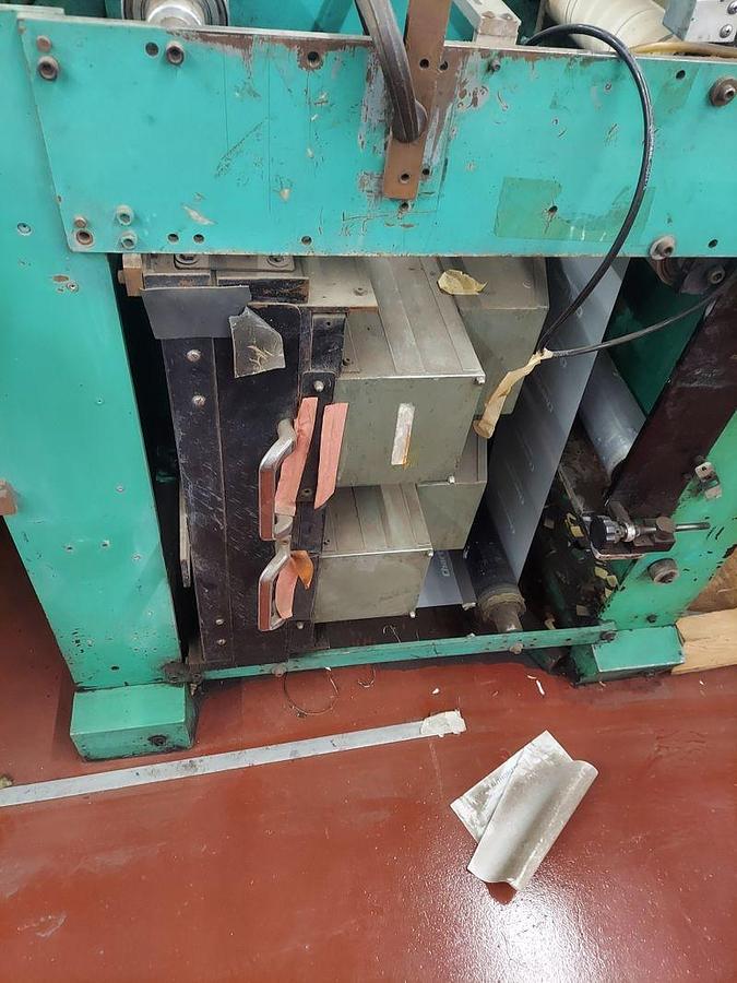 Used 10" WIDE ROTOPRESS 9 COLOR 3 DIE STATION FLEXOPRESS