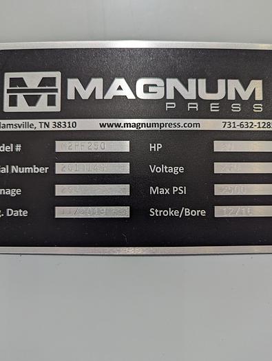 MAGNUM MODEL M2P250 2 POST COLUMN PRESS 250 TON CAPACITY