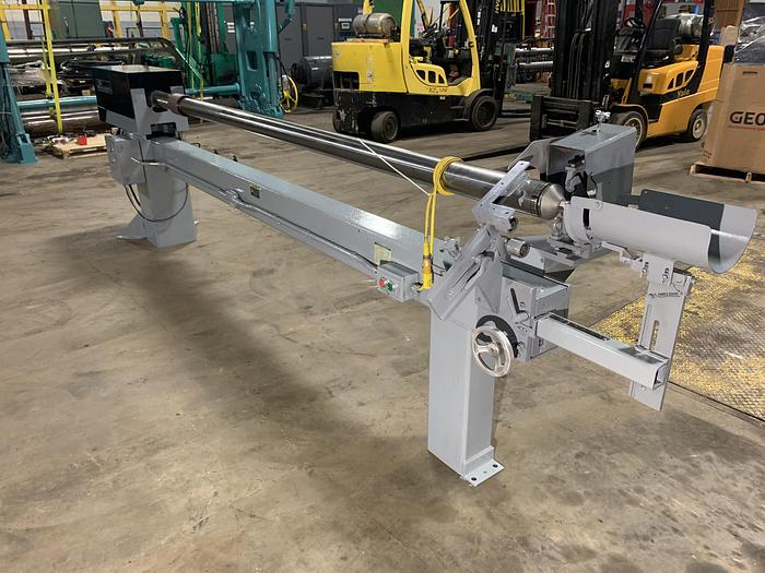 Used APPLETON S-200 SEMI AUTOMATIC CORE CUTTER 4" MANDREL