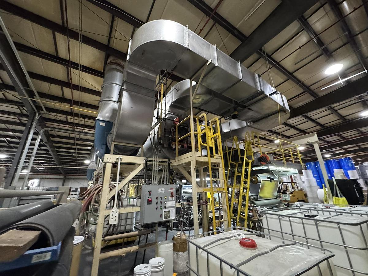 Used 72" WIDE INTAROTO LAMINATOR - PAPER & BOARD