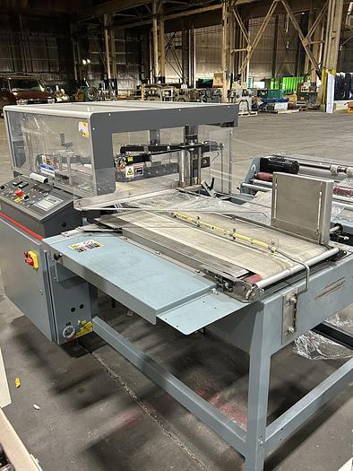 Used SHANKLIN A 27A AUTOMATIC L-BAR SHRINK SYSTEM W/ SHANKLIN T-7H TUNNEL