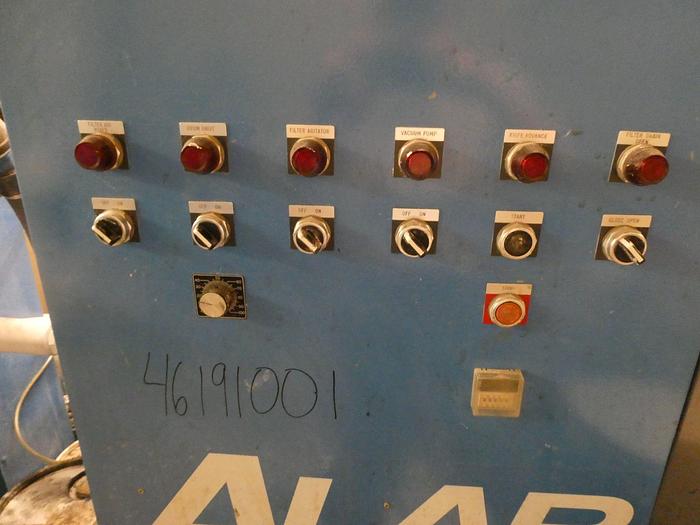 Used ALAR AUTO-VAC MODEL 230 C.S. ROTARY VACUUM DRUM FILTER