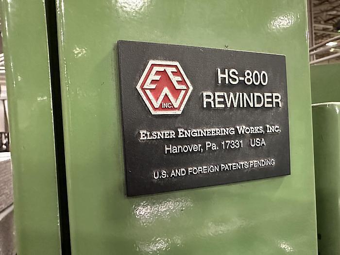 Used ELSNER MODEL HS-800 AUTOMATIC REWINDER