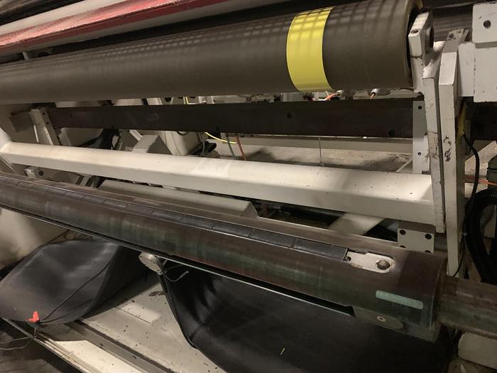 Used 62" TITAN MODEL SR6 CANTILEVERED DUPLEX SLITTER REWINDER SHAFTLESS UNWIND - PENDING LS
