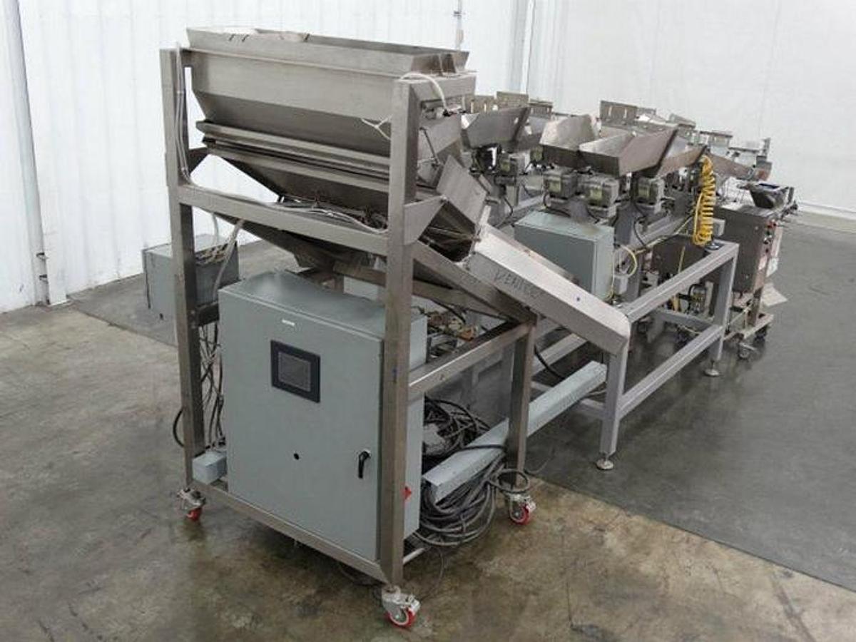 Used WEIGHPACK SYSTEMS INC MODEL COUNTING DEVICE TW/TP LINEAR COUNTER AND VS BAGGING SYSTEM