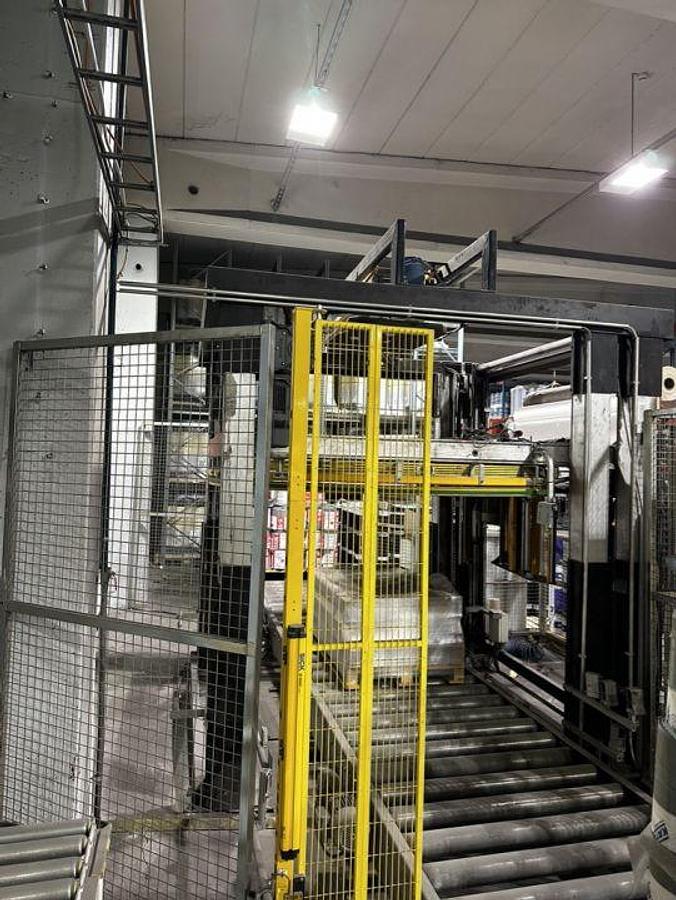 Used SIGNODE (HALOILA) OCTOPUS 1600 BTS PALLET WRAPPING LINE