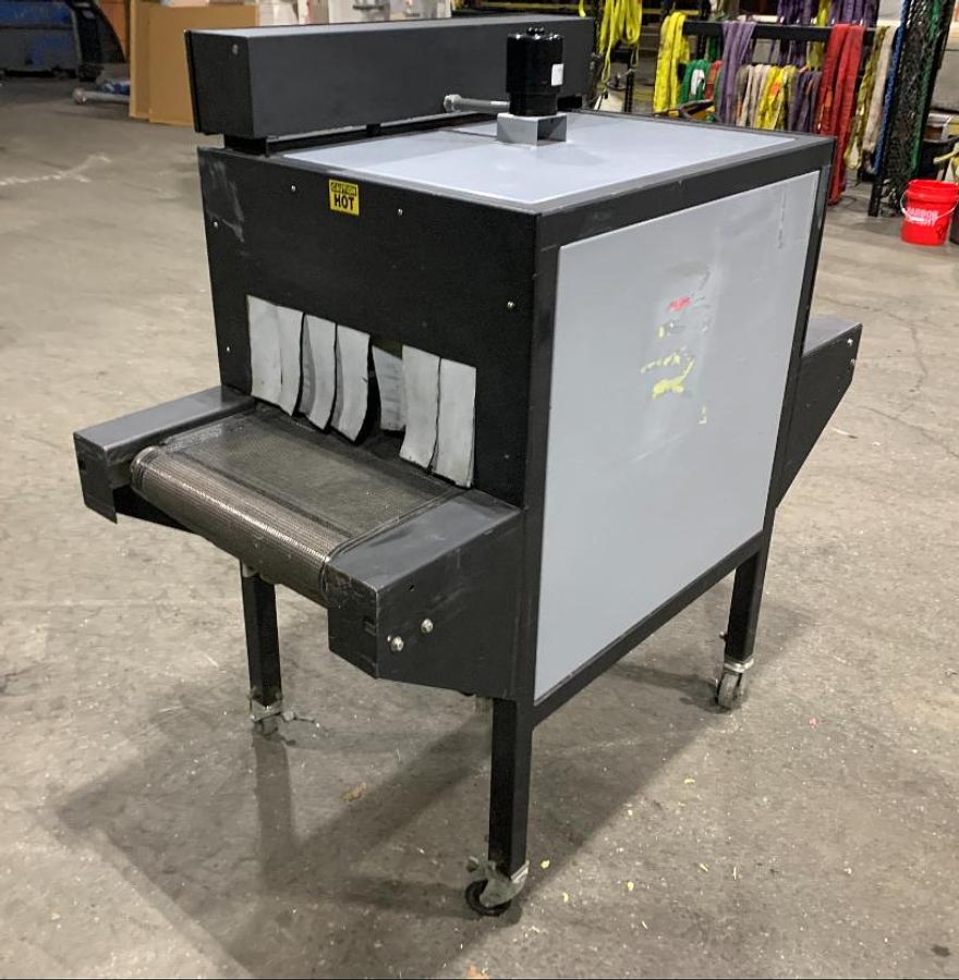 Used TEXWRAP SPARTAN MODEL 2215L COMPACT AUTOMATIC L-BAR SEALER WITH API VV218 SHRINK TUNNEL