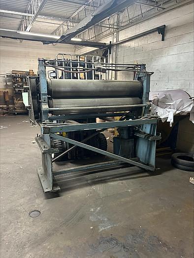 Used 62" WIDE EMBOSSER STATION - NO UNWIND OR REWIND