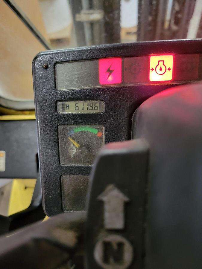 Used 5,000 LB CAPACITY HYSTER MODEL H50XM WITH ENCLOSED CAB