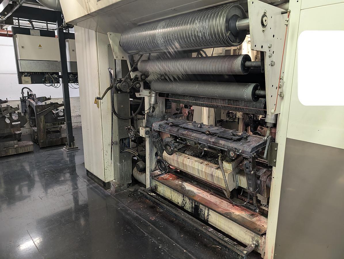 Used 40" WIDE W&H HELIOSTAR 8 COLOR ROTOGRAVURE PRINTING PRESS