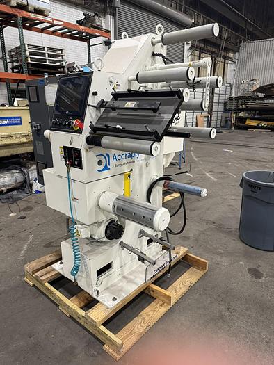 Used 12" WIDE ACCRAPLY STANFORD MODEL DM12 DOCTOR MACHINE MFG 2019