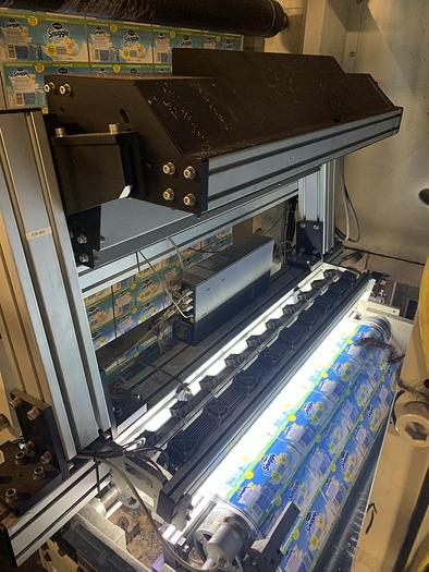 Used 40" ROTOMEC MODEL RS 4003 10 COLOR ROTOGRAVURE PRESS (SOLVENT INK) MFG. 2006