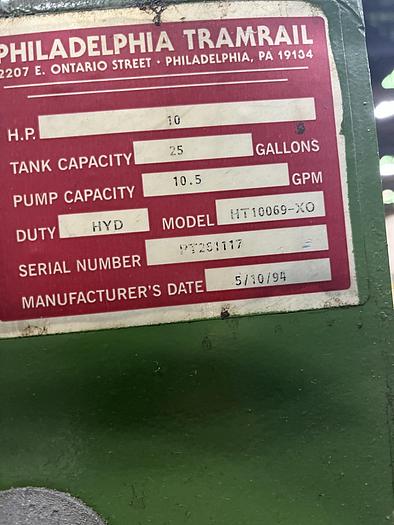 Used PHILADELPHIA TRAMRAIL (PTR)