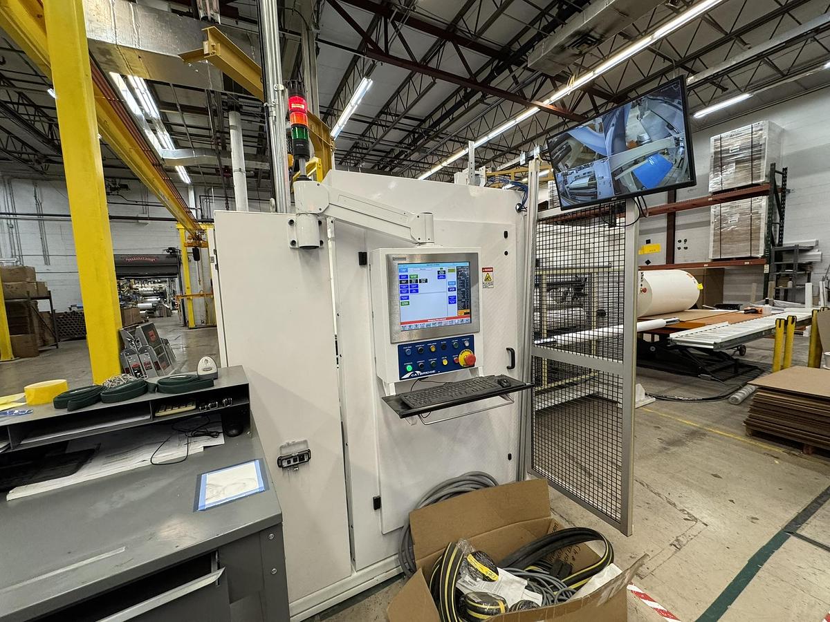Used 72" WIDE CATBRIDGE LAMINATION LINE & TURRET REWINDER - MFG 2023