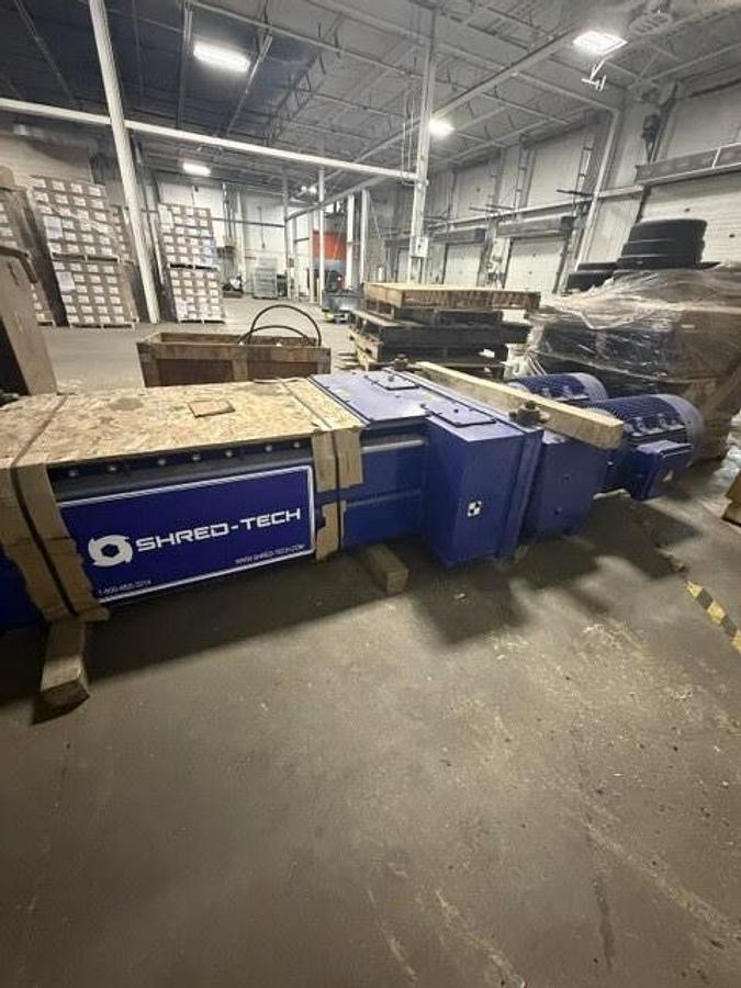 Used SHRED TECH DUAL SHAFT SHREDDER 100HP MODEL ST75 ES - NEW UNUSED 2023