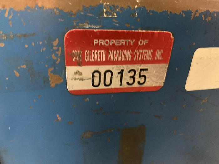 Used 16" GILBRETH SERIES 430 SINGLE LINE SEAMER LAY FLAT 400mm
