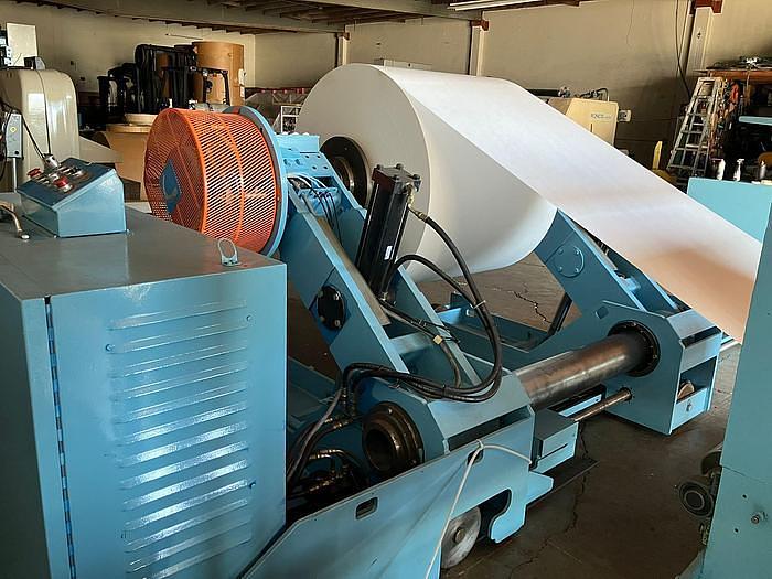 Used 72" CAMERON MODEL 428 TWO DRUM SLITTER REWINDER