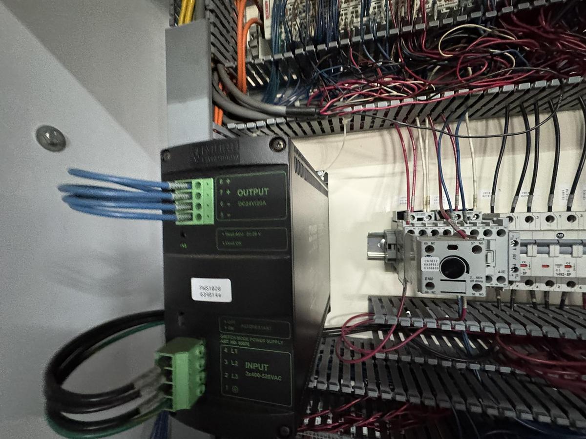 Used 73" WIDE BW PAPERSYSTEMS / MARQUIP DUAL ROTARY SHEETER WITH D2 SPLICER