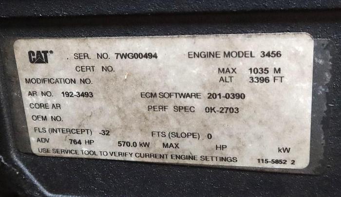 Used 2002 CATERPILLAR CAT 3456