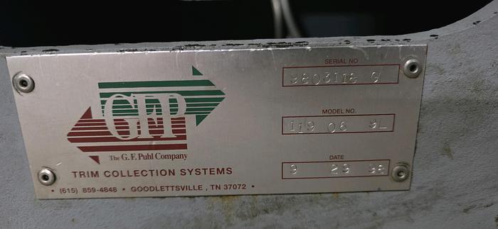 Used PUHL 119 06 9L TRIM CHOPPER BLOWER SYSTEM 75HP