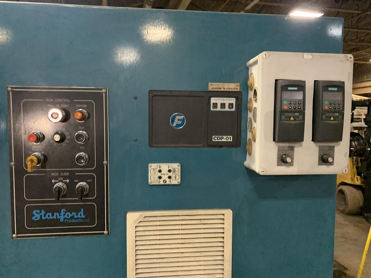 Used 62" STANFORD DUPLEX SLITTER REWINDER