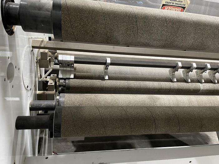 Used 60" PHOENIX MODEL 645FC-60 DUPLEX SLITTER REWINDER FOR VINYLS - PENDING SALE