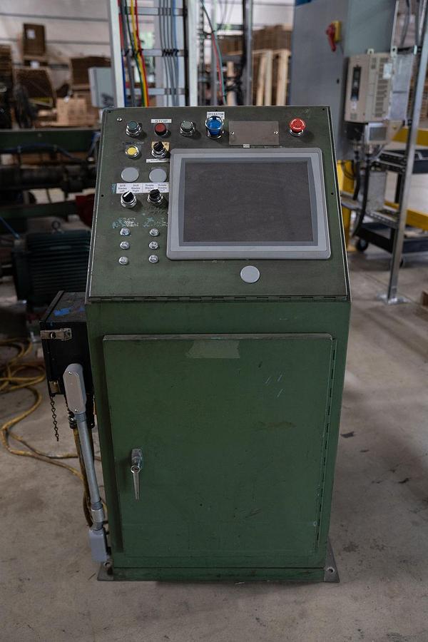 Used 72" CAMERON TWO DRUM SLITTER REWINDER MODEL 438 - 60" REWIND WITH A&F SHAFTLESS UNWIND STAND