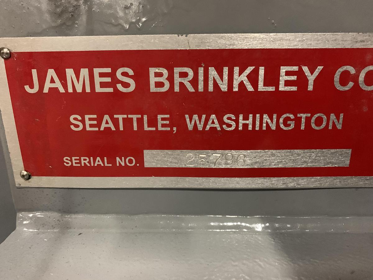 Used JAMES BRINKLEY HEAVY DUTY FLOOR TYPE BALE WIRE COILER