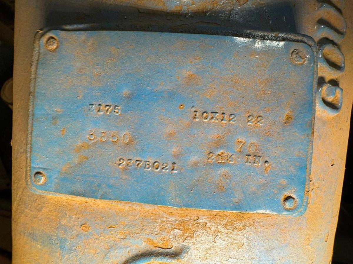 Used GOULDS 3175L SIZE 10X12-22 PUMP 316 STAINLESS STEEL