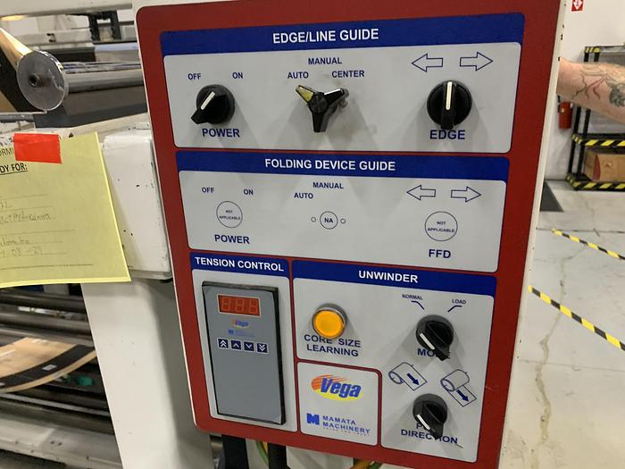 Used 2010 MAMATA VEGA-820-PLUS STAND UP POUCH MACHINE
