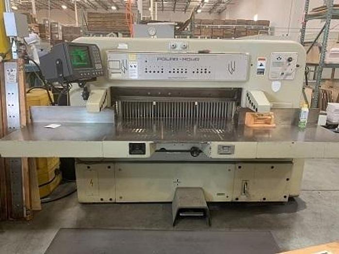 Used 45" WIDE POLAR-MOHR MODEL 115CE ELTROMAT GUILLOTINE CUTTER