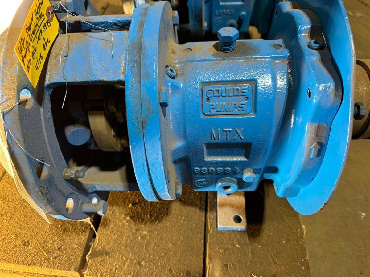 Used GOULDS 3196 MTX POWER END PULLOUT PUMP PART 2X3-13 STAINLESS STEEL