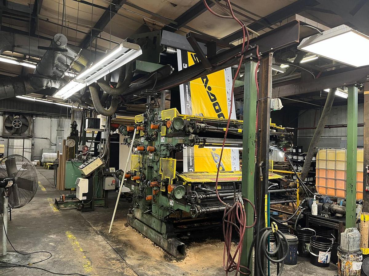 Used 65" WIDE WOLVERINE 4 COLOR STACK PRESS 