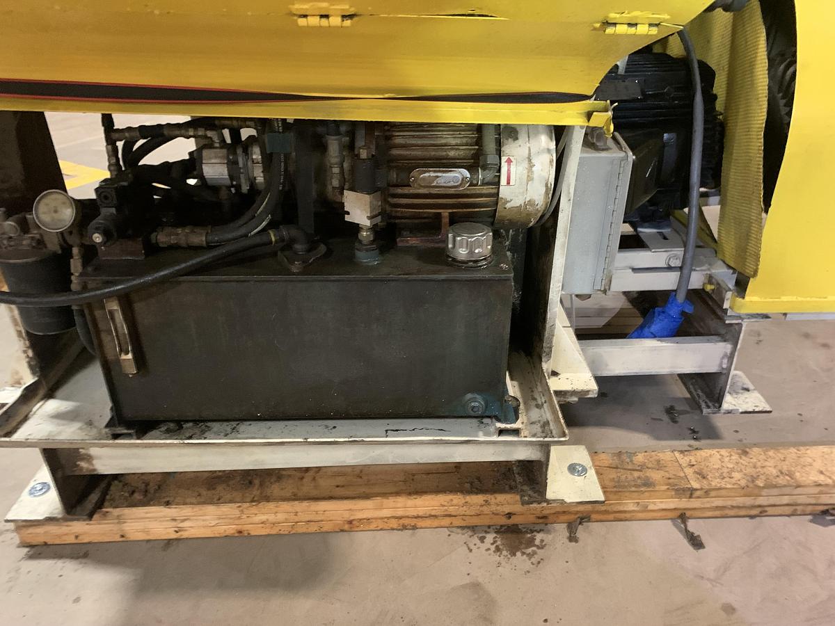 Used 75 HP RETECH GRANULATOR SHREDDER WITH HOPPER (NO INFEED CONVEYOR)