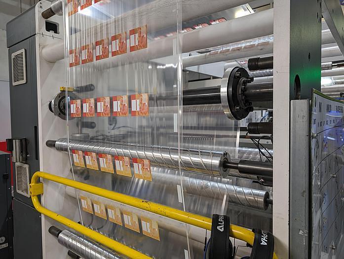 Used 33.5" (850MM) SOMA OPTIMA 1 CI GEARLESS PRINTING PRESS 8 COLOR MFG 2015