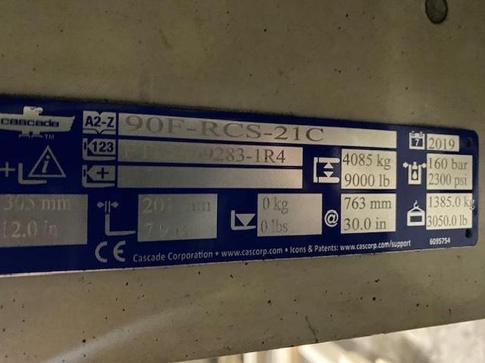 Used CASCADE MODEL 90F - RCS - 21C 60" DIA. ROLL CLAMP