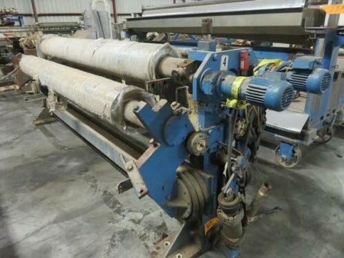 Used 100" (2.54M) BLACK CLAWSON SHAFTLESS TURRET UNWIND 60" DIA.