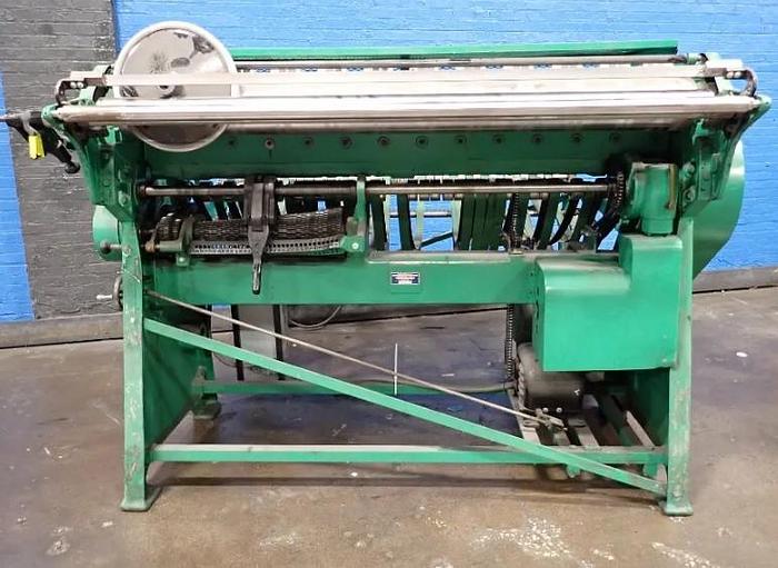 Used 72" BECK ROTARY KNIFE SHEETER WITH OUTPUT CONVEYOR