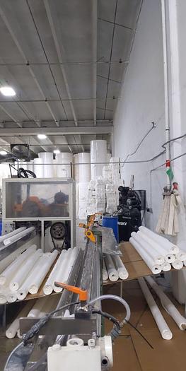 Used 91" WIDE 1992 PERINI 813 BATHROOM TISSE/KITCHEN TOWEL CONVERTING LINE