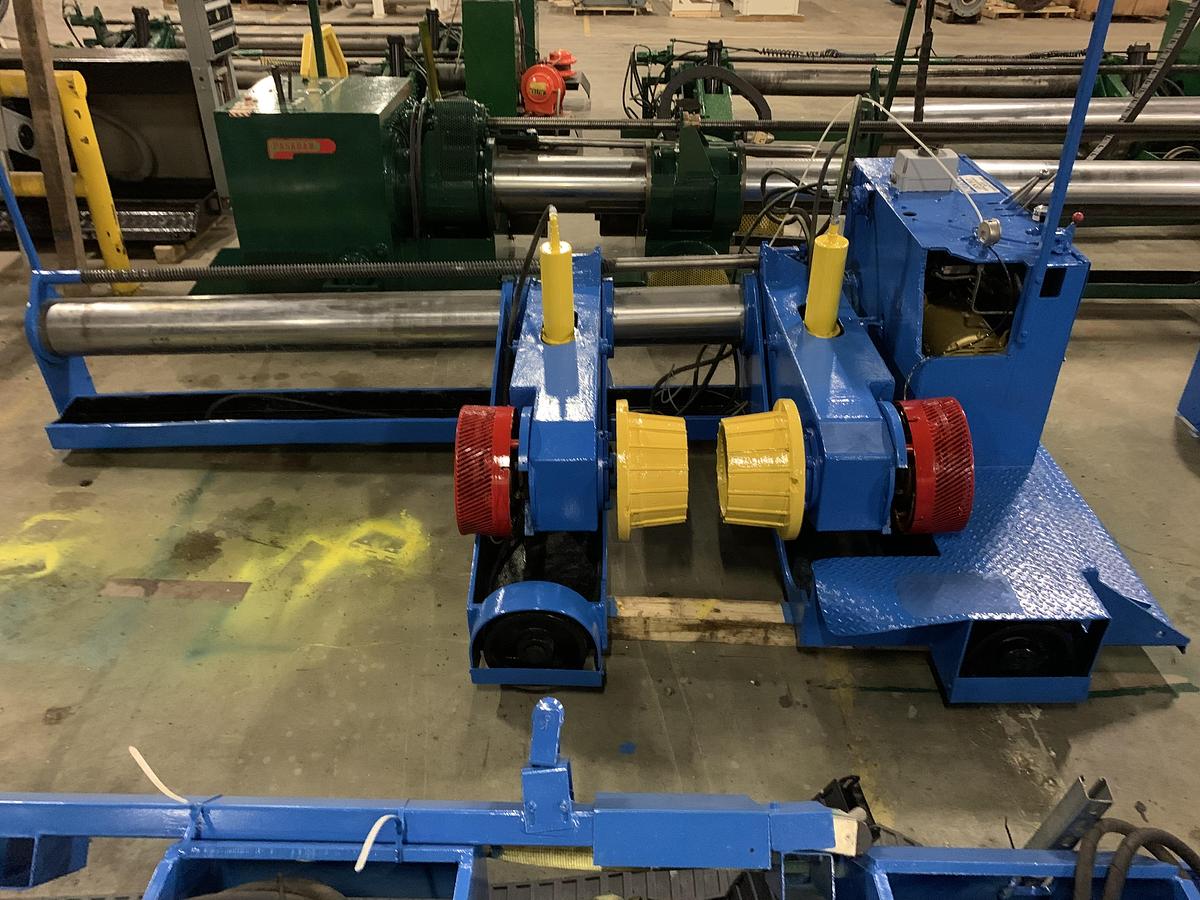 Used 60" MARTIN SHAFTLESS FLOOR PICK UP UNWIND STAND WITH MONTALVO BRAKES 60" DIAMETER (TWO AVAILABLE)