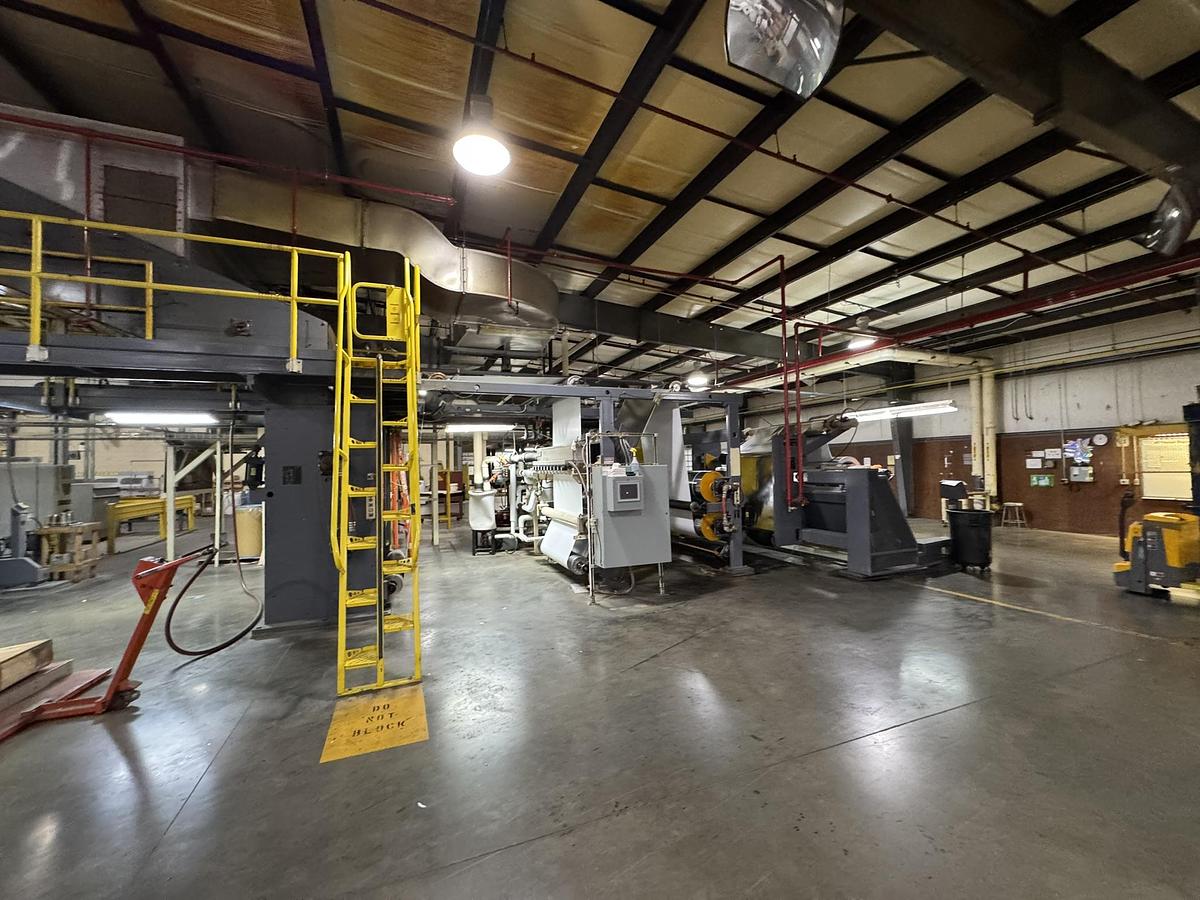 Used 72" WIDE INTAROTO LAMINATOR - PAPER & BOARD