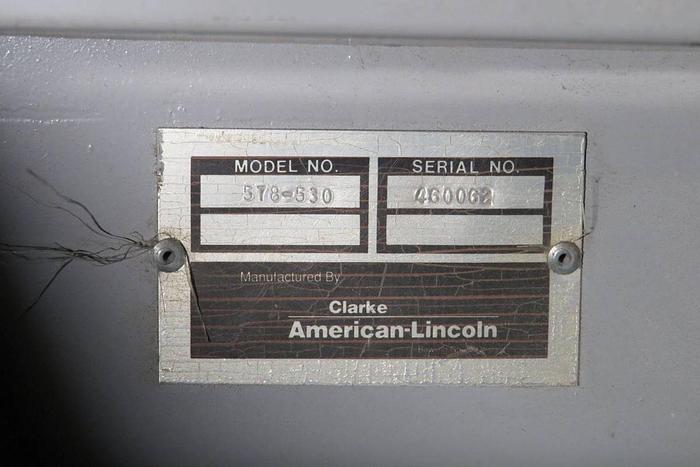 Used CLARKE MDL. 578-530  FLOOR SWEEPER PROPANE POWERED PF