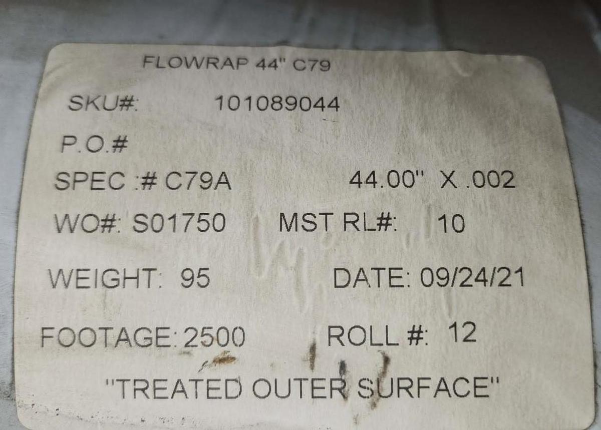 Used 8 PALLETS OF NEW SEALED AIR STEALTHWRAP SHRINK FILM