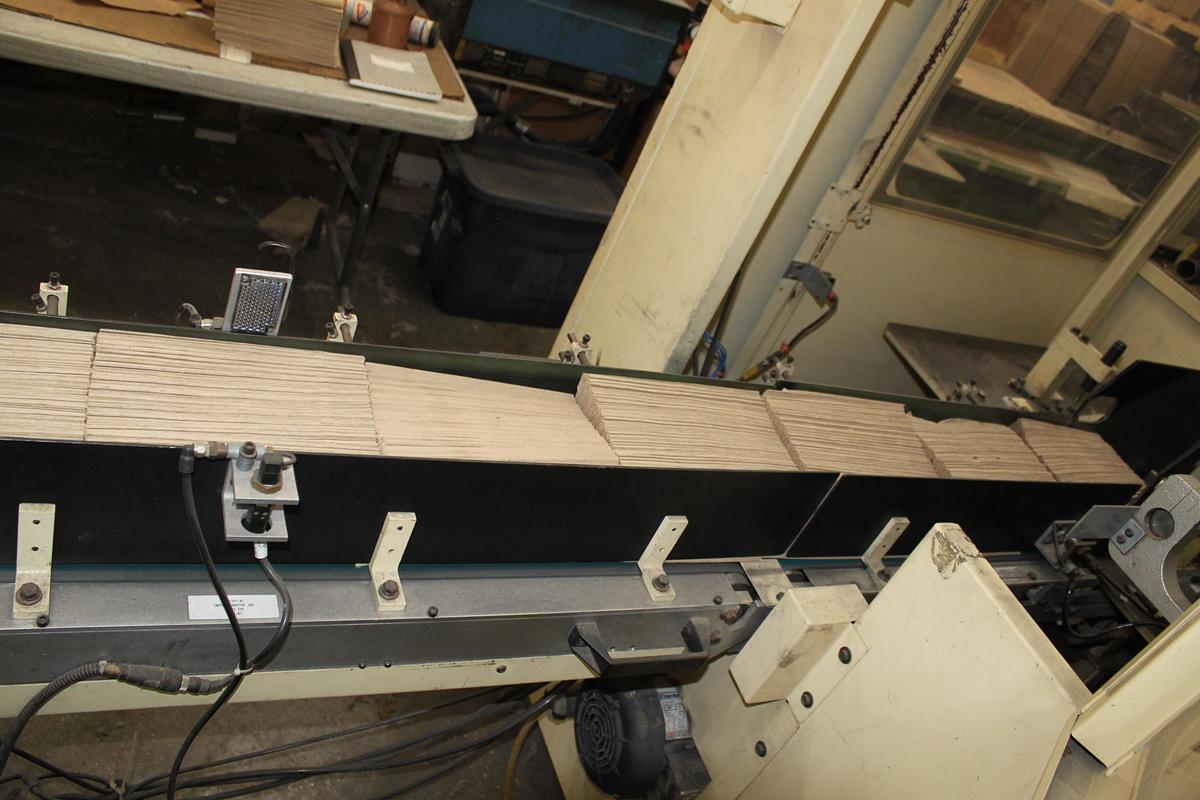 Used 37" WIDE GREENBAY ENGINEERING SINGLE FOLD DISPENCER TOWEL WITH BRETTING BANDER
