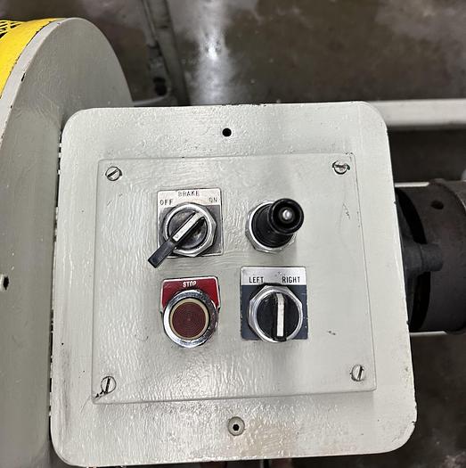 Used 60" WEBCO SHAFTLESS FLOOR PICK UP UNWIND STAND WITH EDGE GUIDE 60" DIAMETER  SOLD - JA 1/8/25