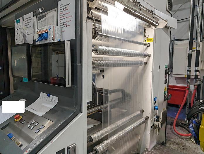 Used 33.5" (850MM) SOMA OPTIMA 1 CI GEARLESS PRINTING PRESS 8 COLOR MFG 2015